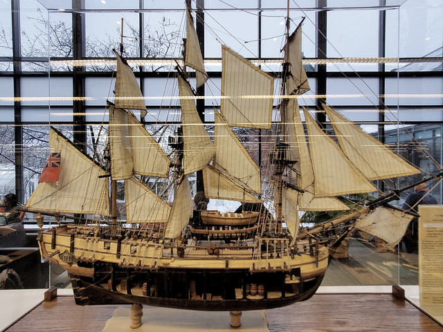 Model of the H.M.S. Bounty