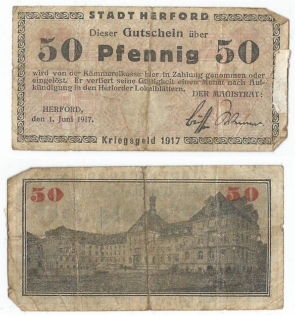 50 Pfennig Herford 1917