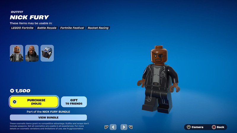 LEGO Fortnite Marvel Nick Fury