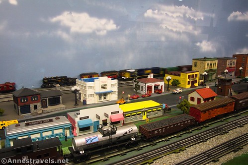 A small part of the model trains inside the Meyersdale Historical Society, Great Allegheny Passage, Pennsylvania