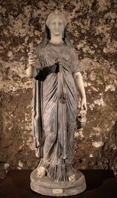 Roman marble statue of Isis, from Naples, 1