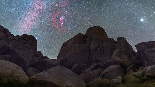 Orion over the Alabama Hills