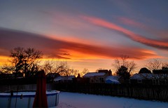 January 16, 2024 - A stunner of a sunset. (Tasha Miller Cole)