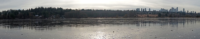 Deer Lake, frozen, January 2024