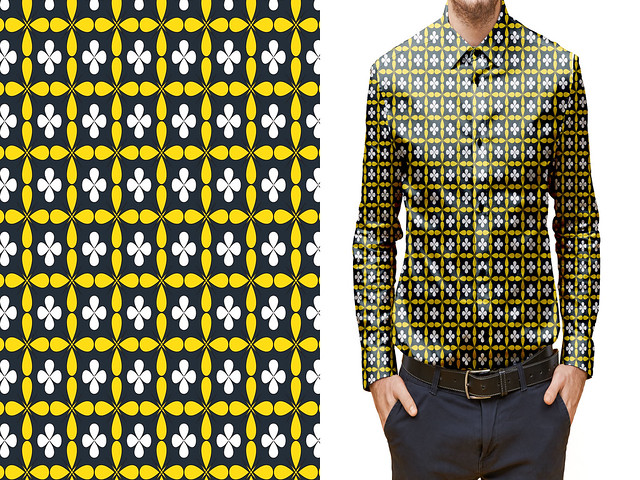 Modern seamless & Fabric pattern design template.