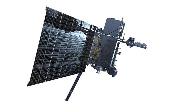 GOES-U spacecraft transparent background