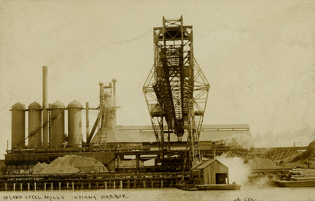 Inland Steel Mills, 1908 - Indiana Harbor, Indiana