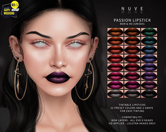 Passion lipstick - Lelutka Evo X/Evo X compatible heads