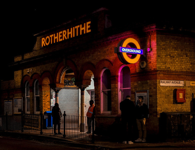 Rotherhithe station, London ロザーハイズ駅、ロンドン