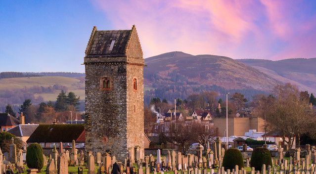 St Andrews Tower at Sunset Peebles-6191 2023