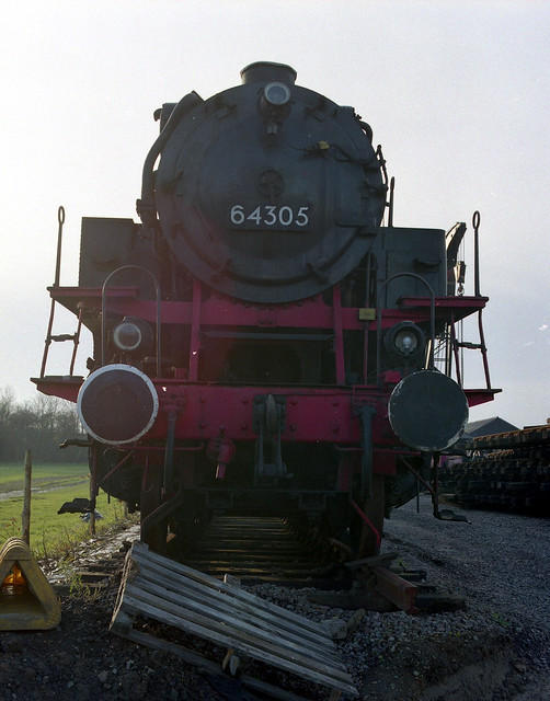 64 305  Wansford , Nene Valley railway 1993