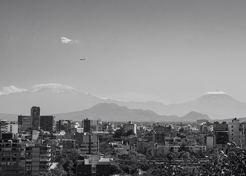 Mexico city and the volcanoes, mexico cdmx landscape blackandwhite city bigcity mountain volcan volcanoes mountains