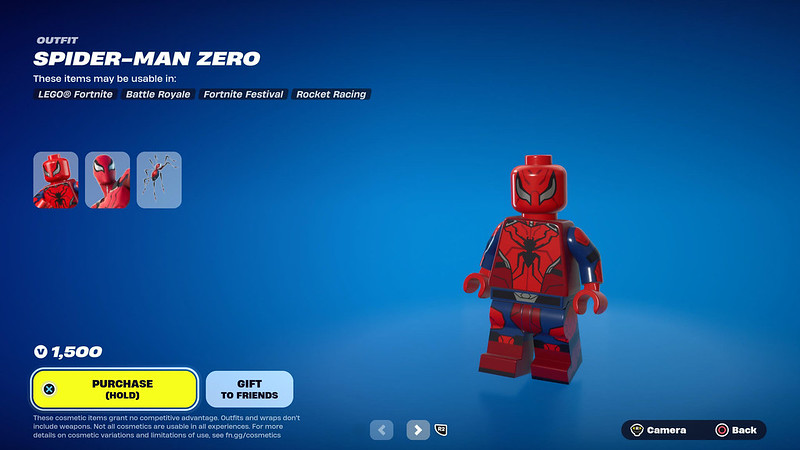 LEGO Fortniet Spider-Man Zero