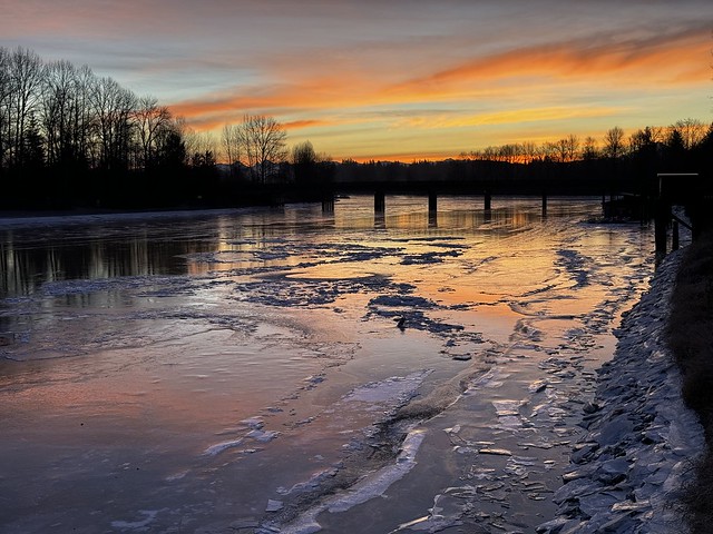 Bedford Channel icy Morning