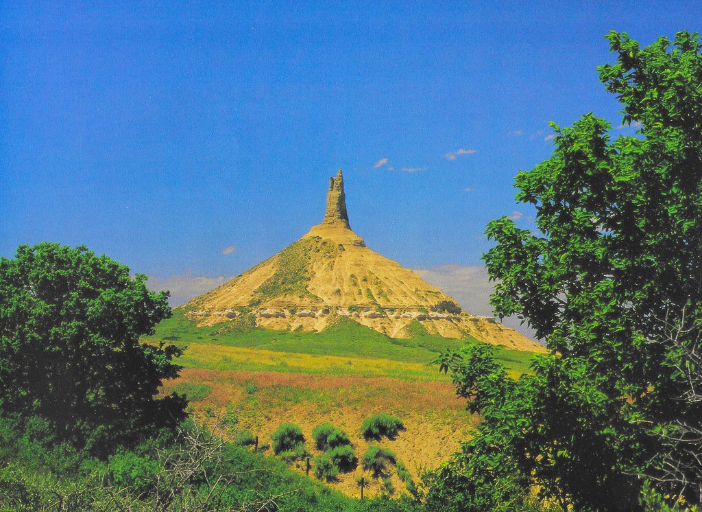 Chimney Rock National Historic Site  - State of Nebraska - USA Travel - Mid West