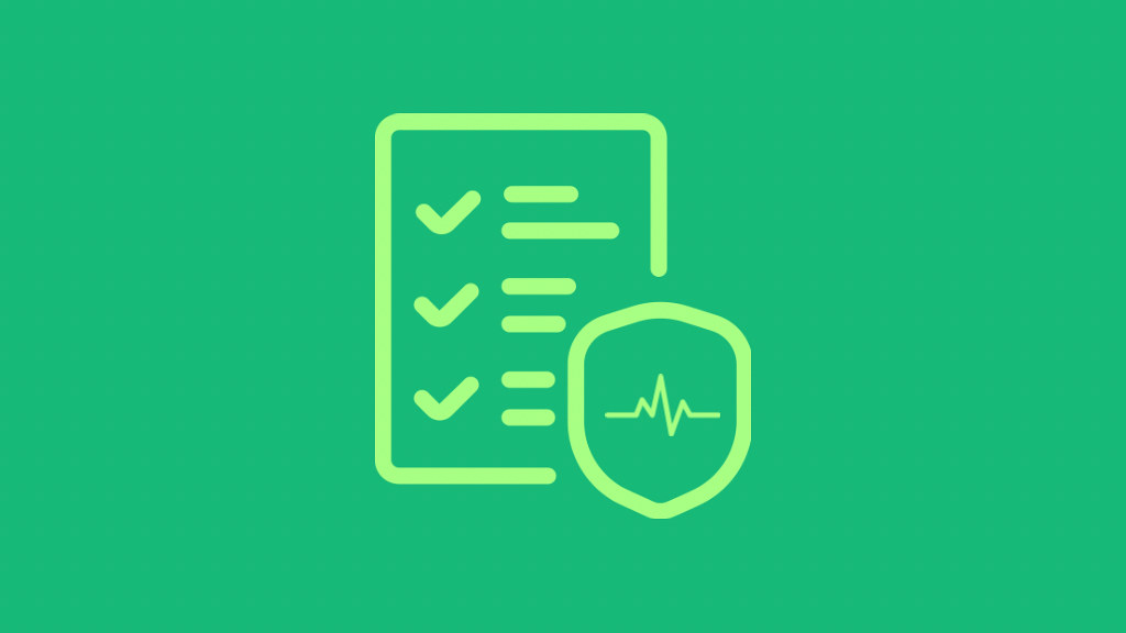 Graphic for IPR Health Policy Fellowship depicting a doctor's clipboard and a cardiac p-wave. 