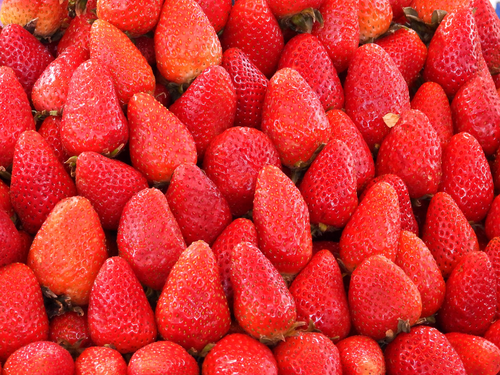 Strawberries, San Camilo Market, Arequipa, Peru