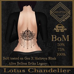 Artattoo Lotus Chandelier PROMO # MAINSTORE
