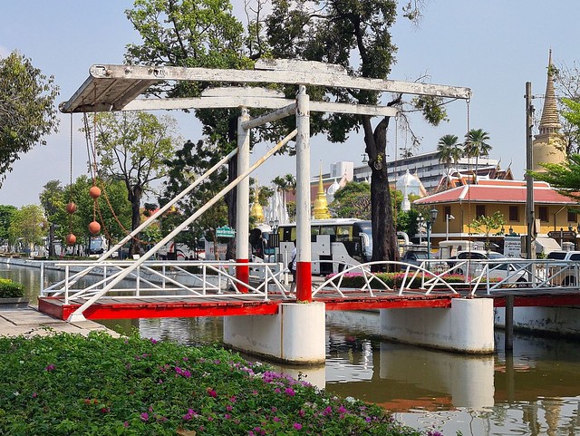 Dutch Bridge. Saphan Hok, Khlong Khu Mueang Doem, Bangkok, Thailand