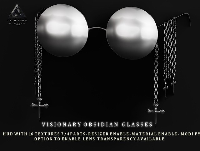 TSUN TSUN - VISIONARY OBSIDIAN GLASSES