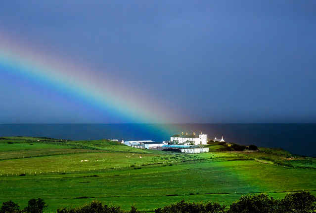 End of the Rainbow over Ballintoy farmland 2002, film, Northern Ireland