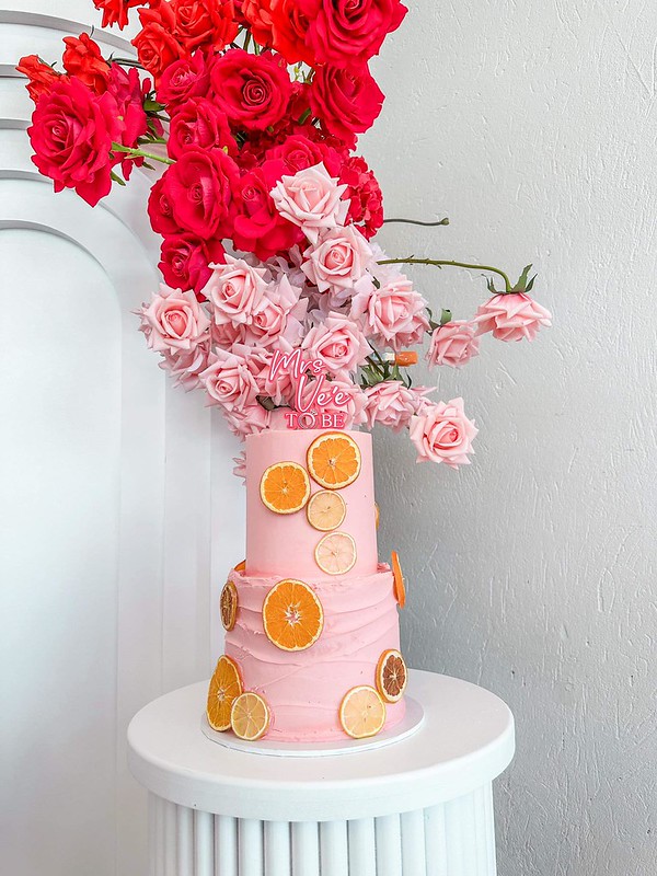 Bridal Shower Cake by The Sweetest Escape