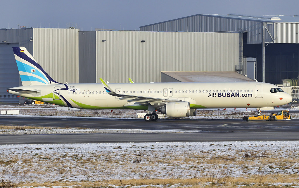 Air Busan A321neo D-AVXJ HL8525 MSN 11687 20.1.24 XFW
