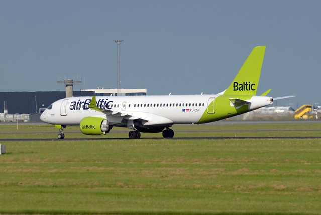 Air Baltic Airbus A220-300 YL-CSF