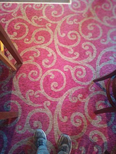 Wetherspoon Carpet, The London and South Western, Clapham Junction, Main Bar Area