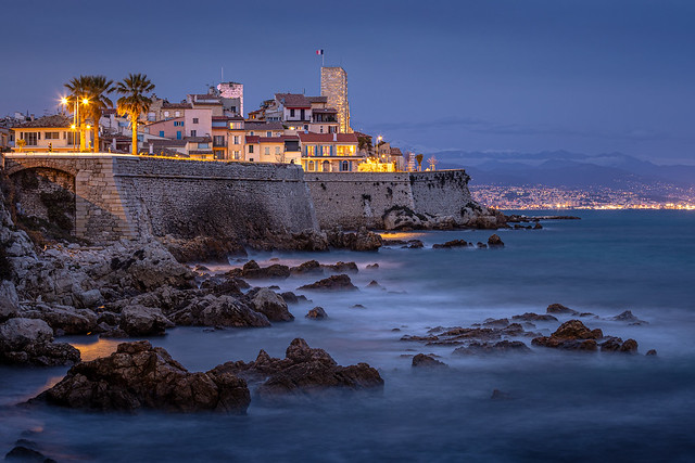 Antibes at Blue Hour [EXPLORED]