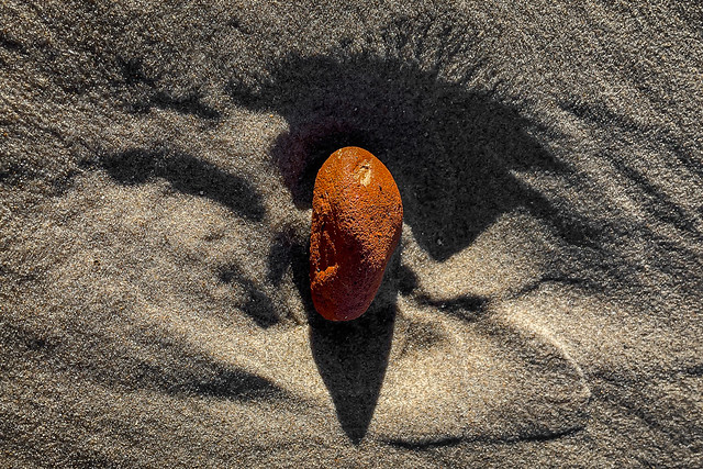 Pebblestone on the beach