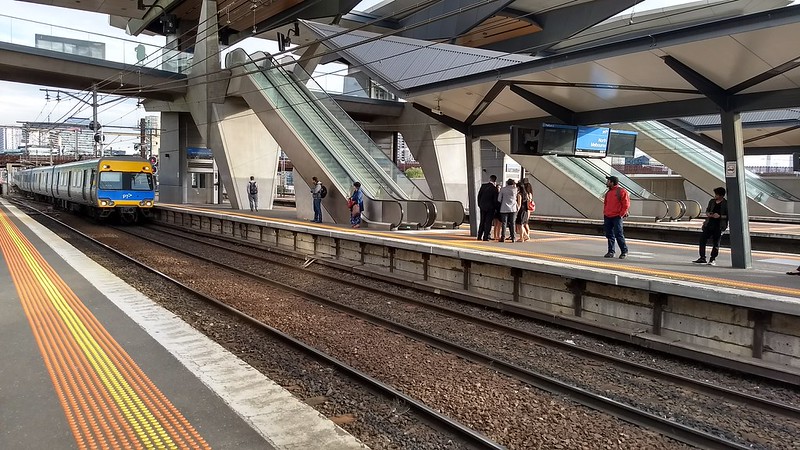 North Melbourne station, showing southern concourse