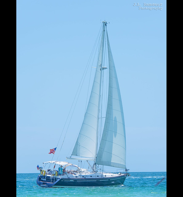 Sailboat Cygnus from Dania Beach, Florida - St. Pete Beach, Florida