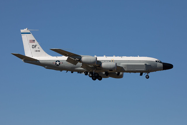 64-14846/OF Boeing RC-135V Rivet Joint of USAF 38th RS/55th AW 'The Fightin' Fifty-Fifth' | GVT 18/Feb/2022