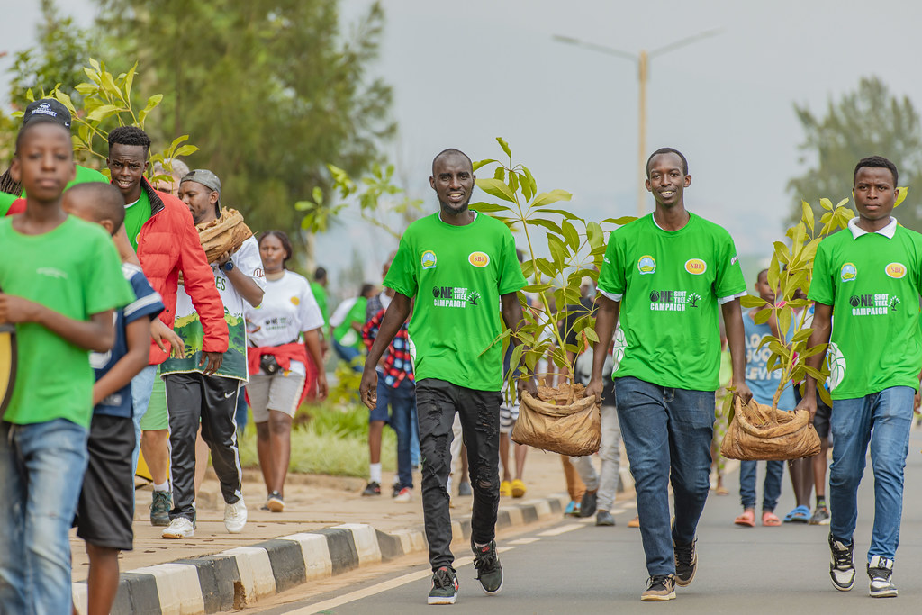 Urubyiruko rwo mu Mujyi wa Kigali rwakoze umuganda udasanzwe wo gutera ...