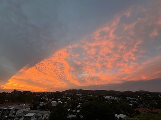 Unusual sunset