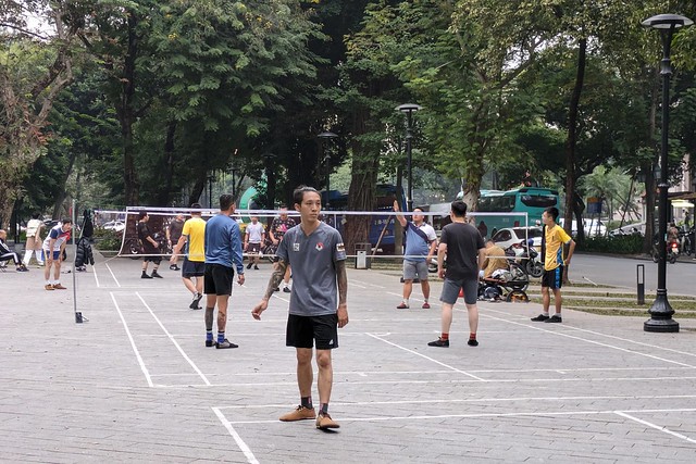 Da Cau  (Foot Badminton) - Old Quarter, Hanoi, Vietnam