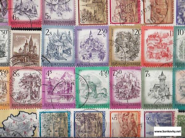 Austria 50 different stamps