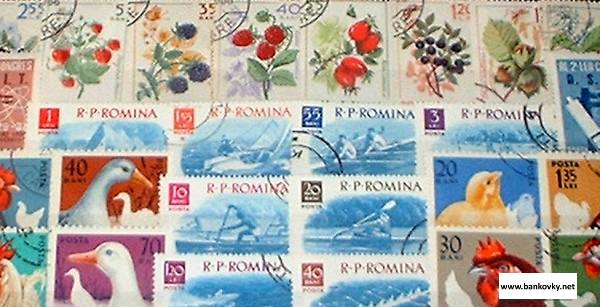 Romania 50 different special stamps in complete Expenditure