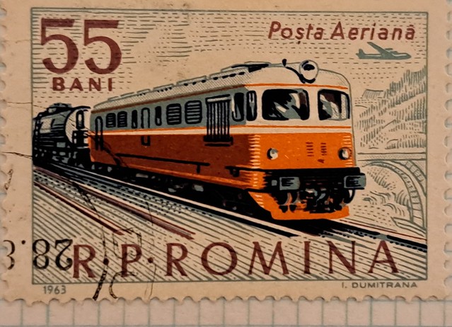 Romania 55 Bani - Diesel Locomotive