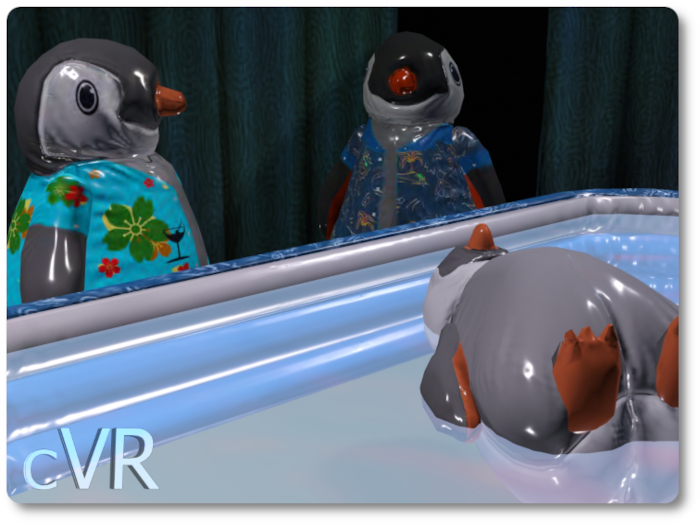 Inflatable Pool Penguins