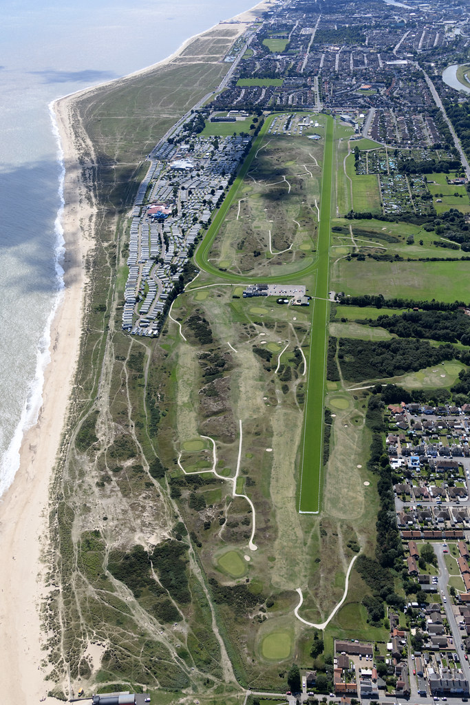 Great Yarmouth aerial image - Yarmouth & Caister Golf Club and Yarmouth Racecourse