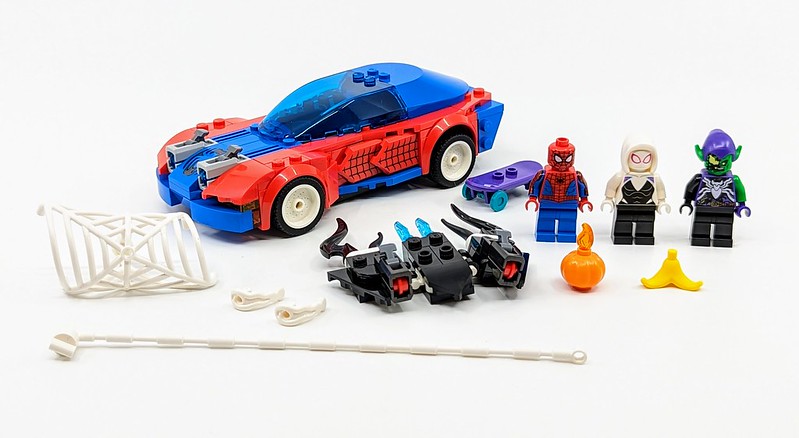 76279: Spider-Man Race Car & Venom Green Goblin Set Review