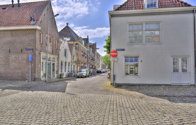 Verwerijstraat, city of Middelburg, The Netherlands.