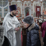 22 января 2024, Божественная литургия в Успенском соборе бывш. Отроч монастыря (Тверь)