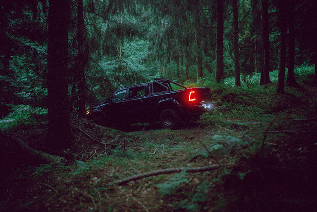 ride through the woods