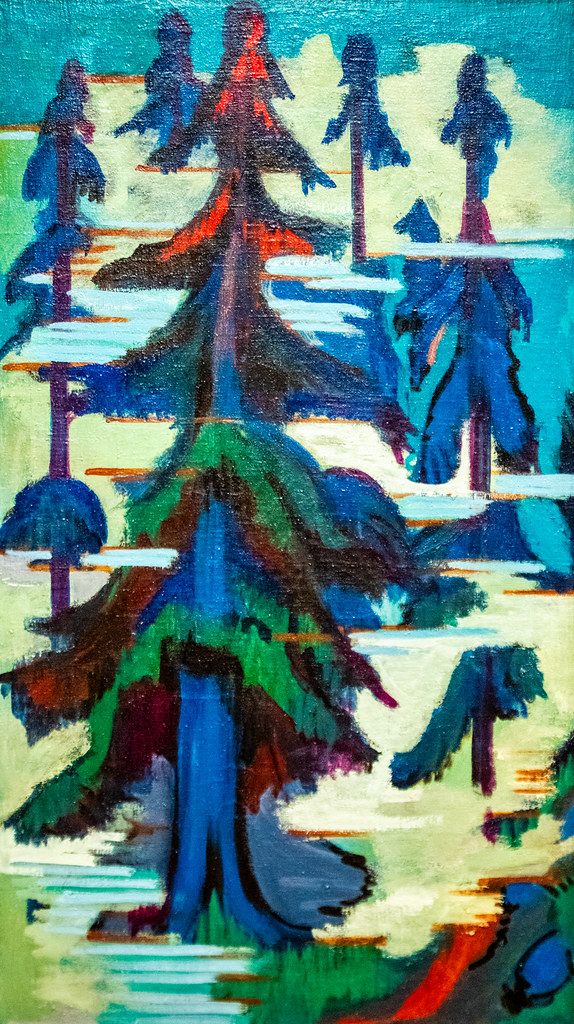 Ernst Ludwig Kirchner, Fir Trees