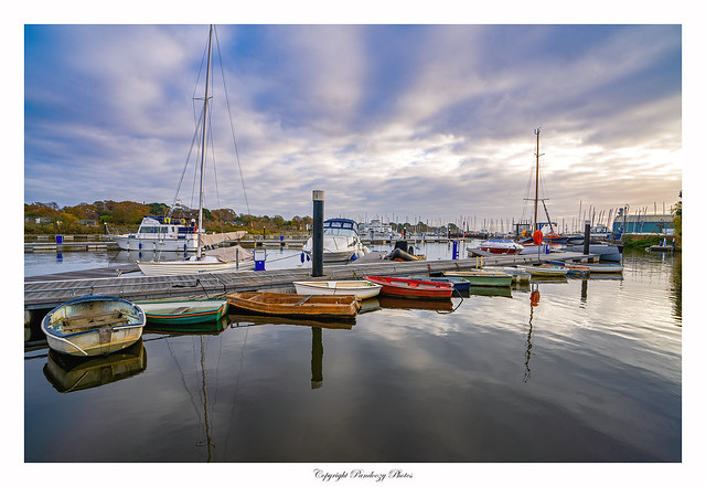 Lymington Harbour marina, Lymington, Hampshire, England, UK