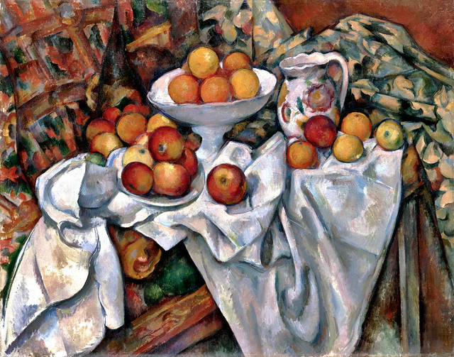 FWN871 -  Paul Cézanne - Still-life with apples and oranges