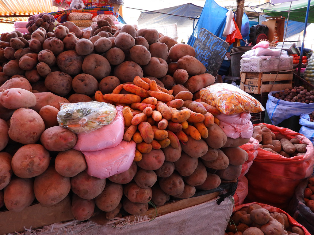 Potatoes, San Camilo Market, Arequipa, Peru